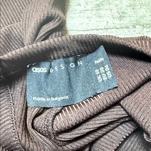 ASOS Chic Dark Brown Backless Maxi Dress - Picture 3 of 8